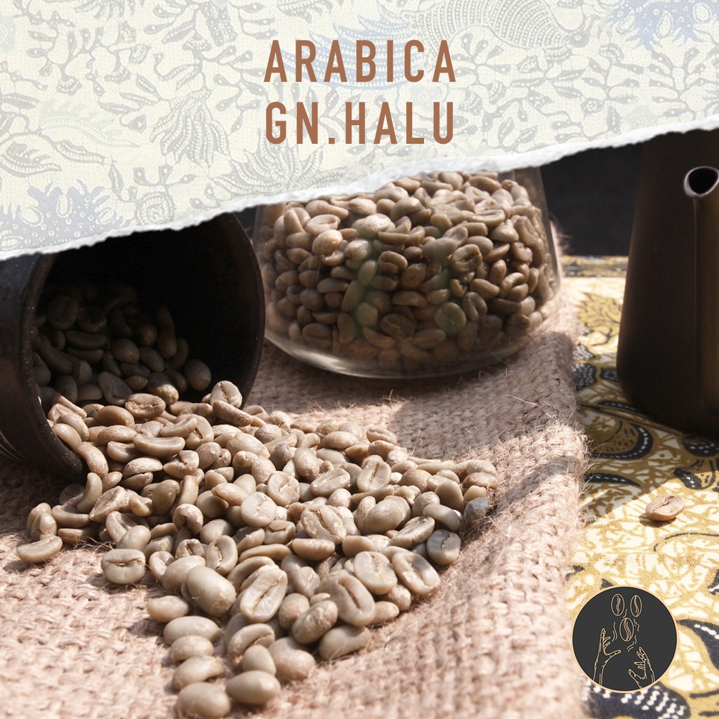 

Green Beans Arabica - Gunung Halu - 1KG | Grade 1