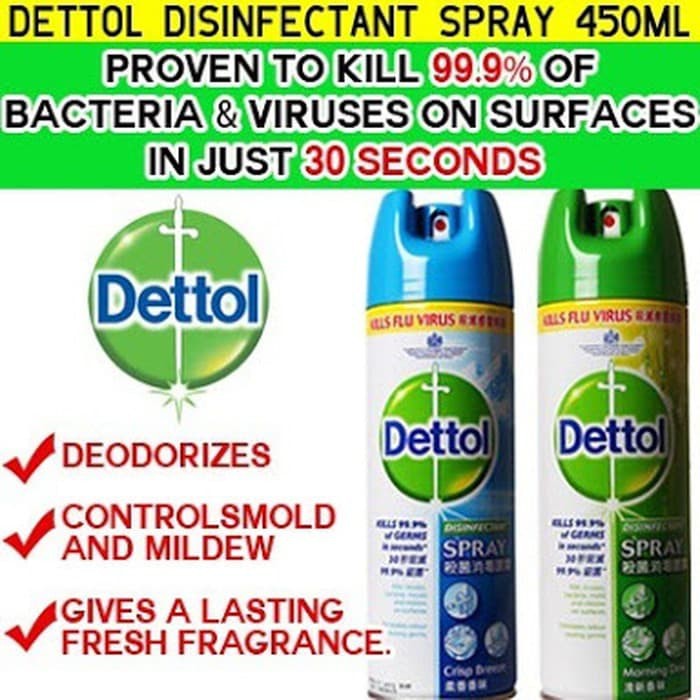 Spray dettol hijau