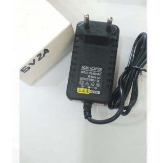 Adaptor 5v 2A DC in 220v AC Power Supply LED CCTV Cas Daya 2.1x5.5mm