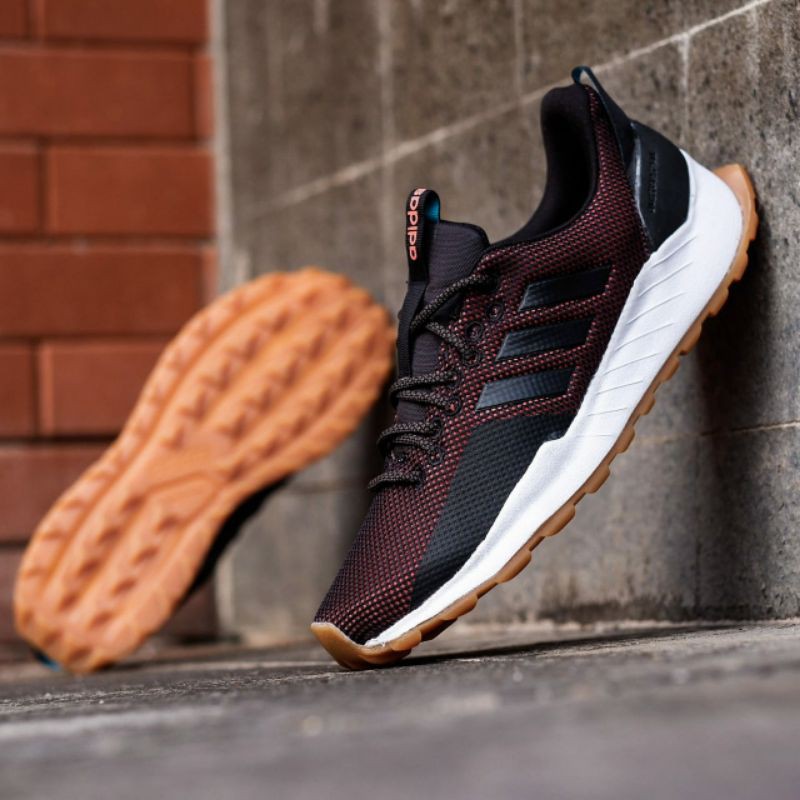 ADIDAS QUESTAR TRAIL MAROON SOLE GUM
