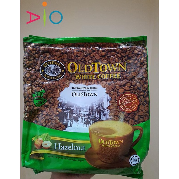 

OLD TOWN WHITE COFFEE 3IN1 HAZELNUT / KOPI OLD TOWN HAZELNUT