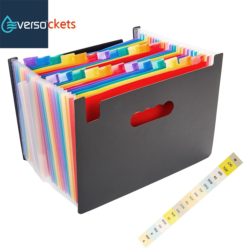 

Promo [Bayar Di Tempat]Tas Folder Dokumen Ukuran A4 24 Saku untuk Sekolah / Kantor