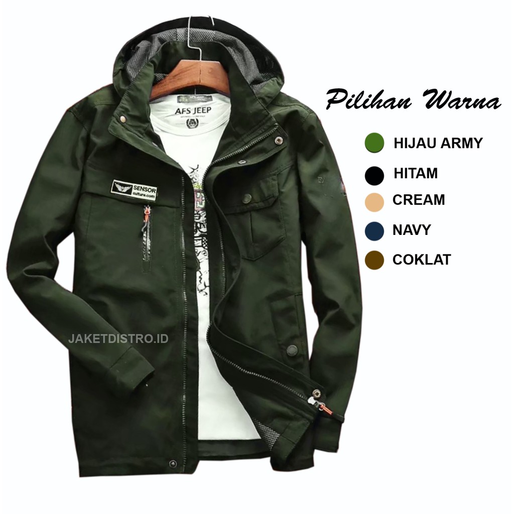 JAKET PARKA PRIA / JAKET PARKA WARIOR ORIGINAL SENSOR