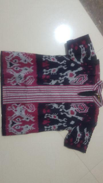 V Neck Tenun Sumba Fa211ah