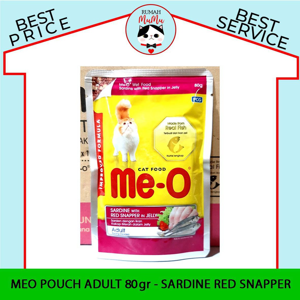 MAKANAN KUCING ADULT MEO POUCH 85gr ALL VARIANT