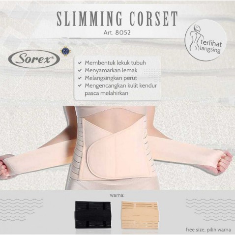 Korset Pelangsing Sorex 8052 8056 Stagen Slimming Corset