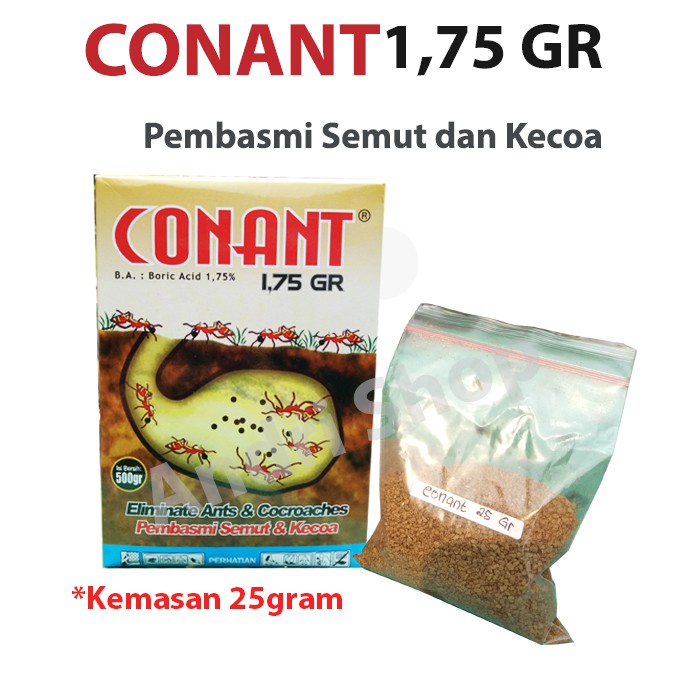 Conant 1,75 GR Racun Semut dan Kecoa kemasan 25 Gram