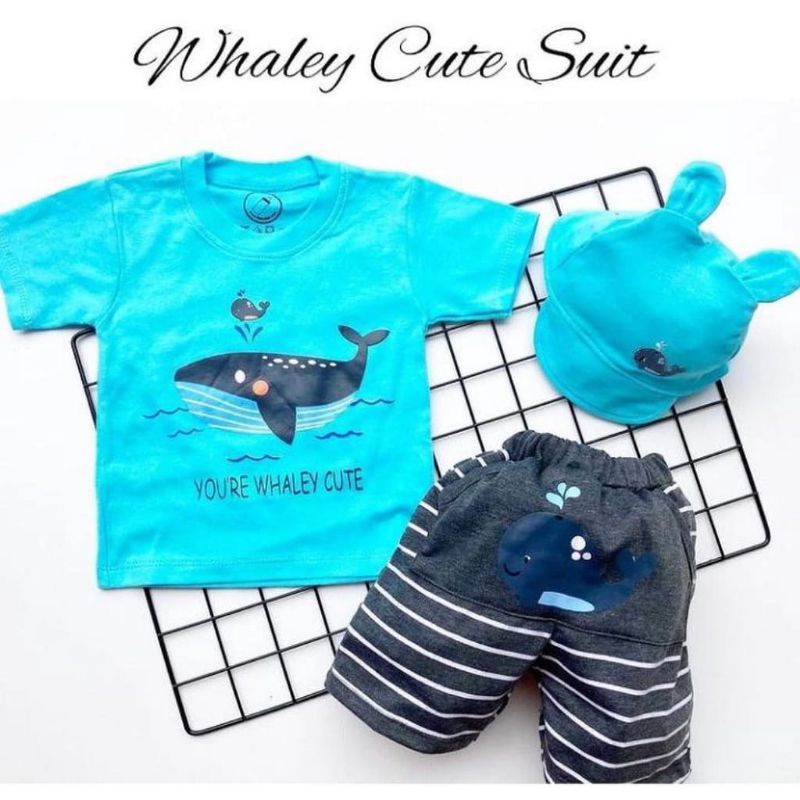 SETELAN TOPI WHALEY CUTE SUIT