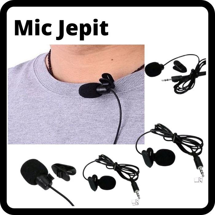 medan elektronik mic jepit mic kerah microphone  clip one noise