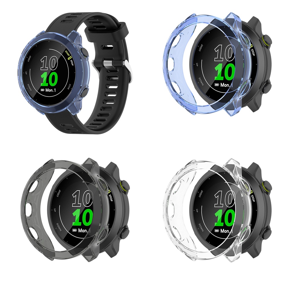 Casing Pelindung Layar Smartwatch Garmin Forerunner 55 Forerunner 158 Bahan Tpu Bumper