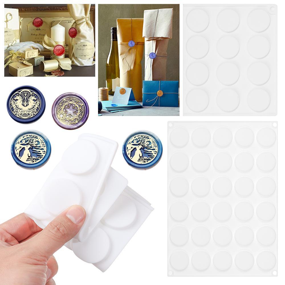 Solighter Wax Sealing Mat Dekorasi Rumah DIY Kerajinan Amplop Resin Casting Epoxy Mold Silicone Mold Untuk Lilin Seal Stamp