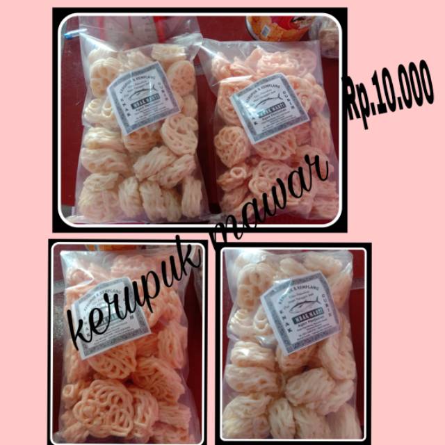 

Kerupuk mawar khas palembang