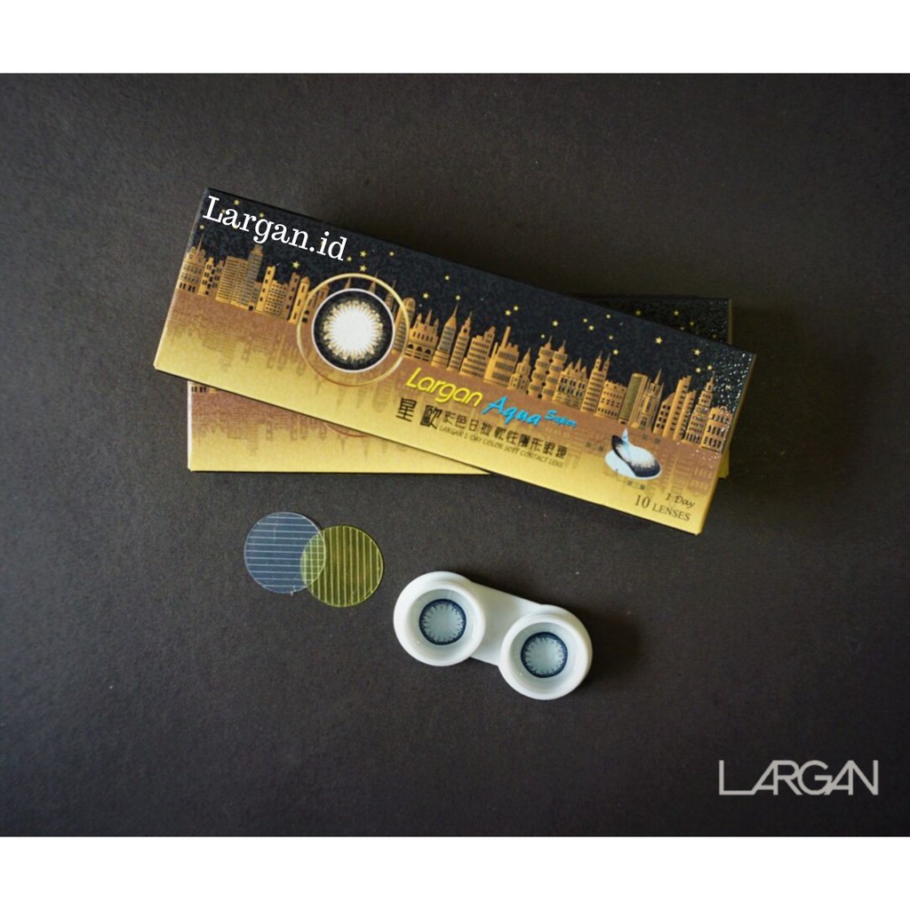 

BIG BOX SOFTLENS LARGAN CITY SERIES "PARIS GOLD" (ONE DAY) MADE IN TAIWAN