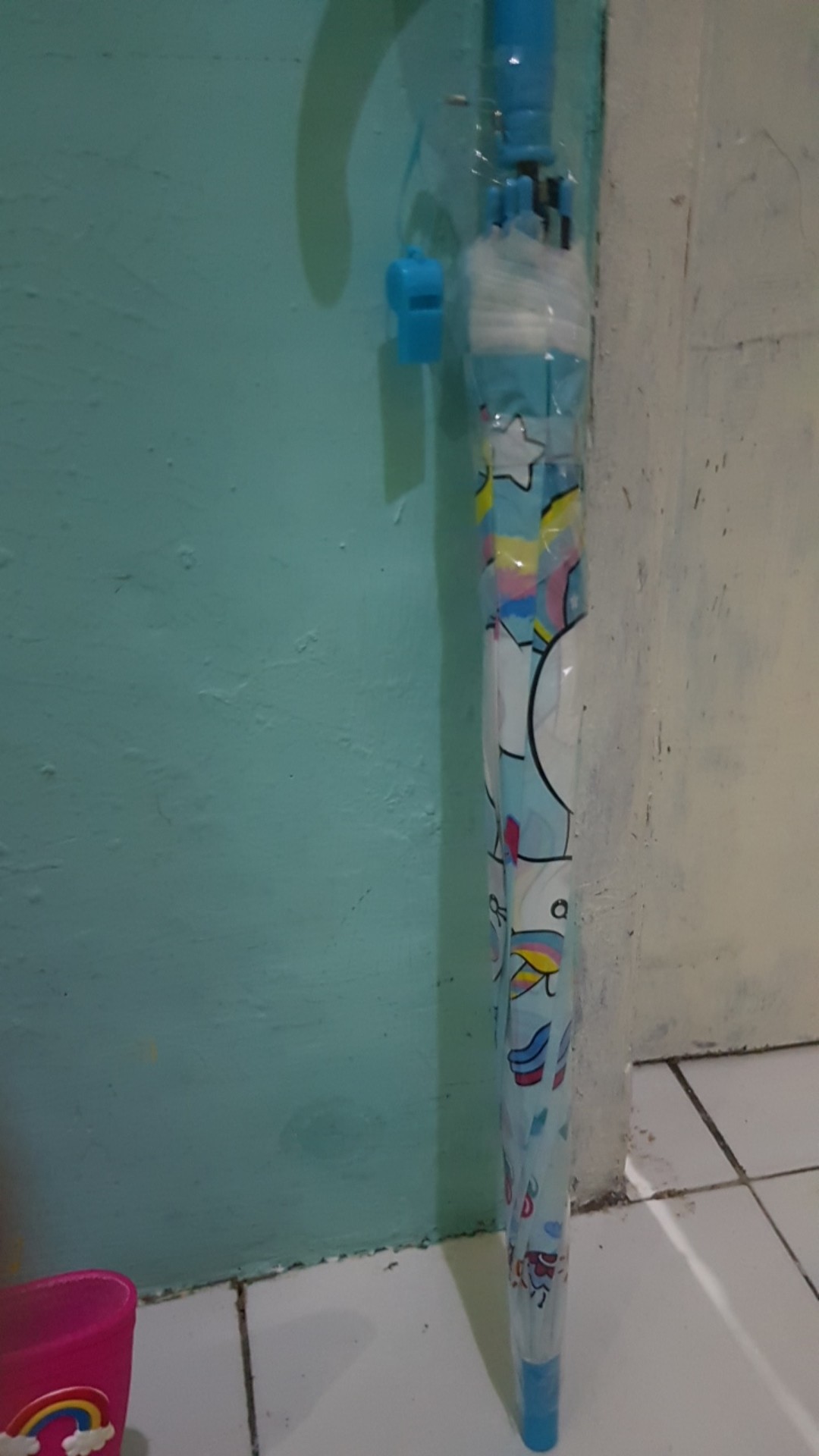 Jktumbrella / Payung Anak Unicorn / Tongkat / Dof / Plastik - 1171