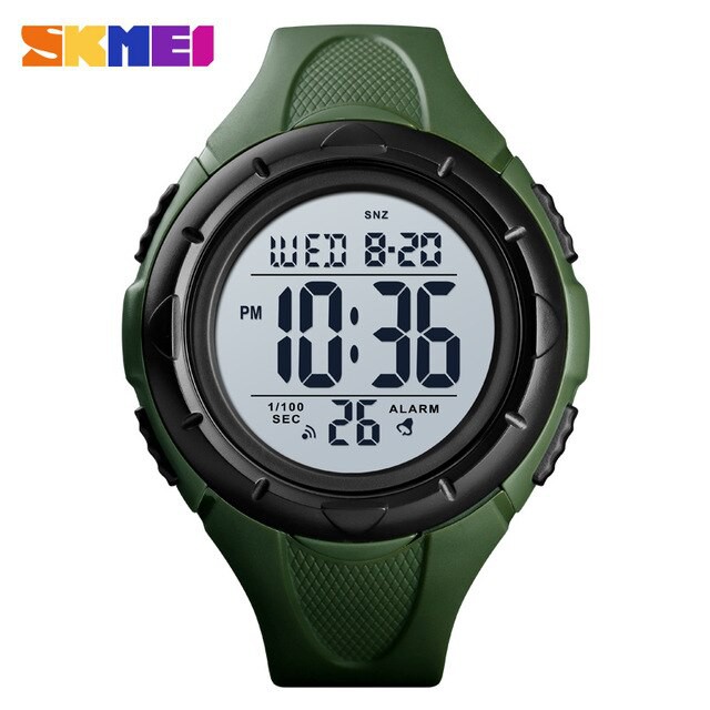 Jam Tangan Pria SKMEI 1535 Digital Original Arloji Karet Sport Casual Tahan Air 3M