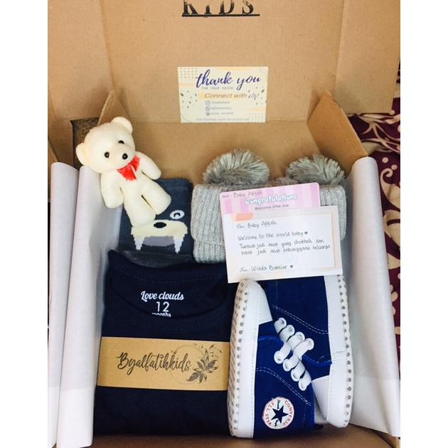 HAMPERS BABY/KADO LAHIRAN BAYI (makassar) termurah-Navy