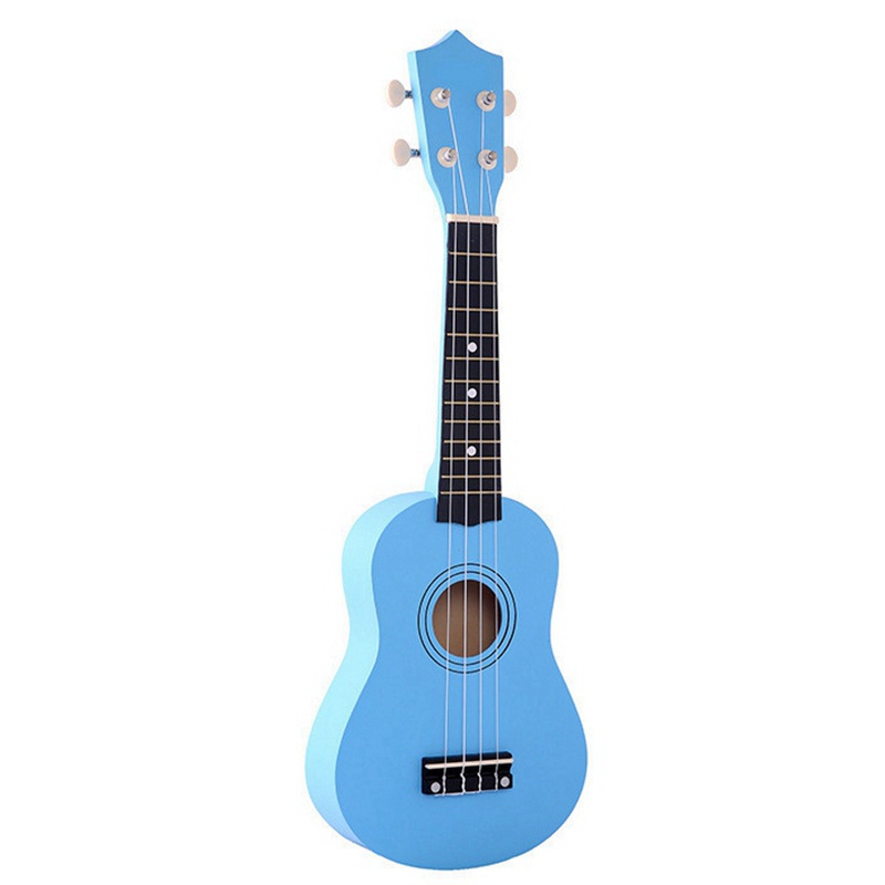 Gitar Ukulele Soprano Empat Warna Ukuran 21 Inch Untuk Hadiah Natal Anak