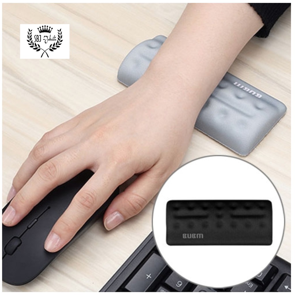 BUBM Wrist Pad Memory Foam Keyboard Mouse Wrist Rest Pad BUBM PREMIUM
