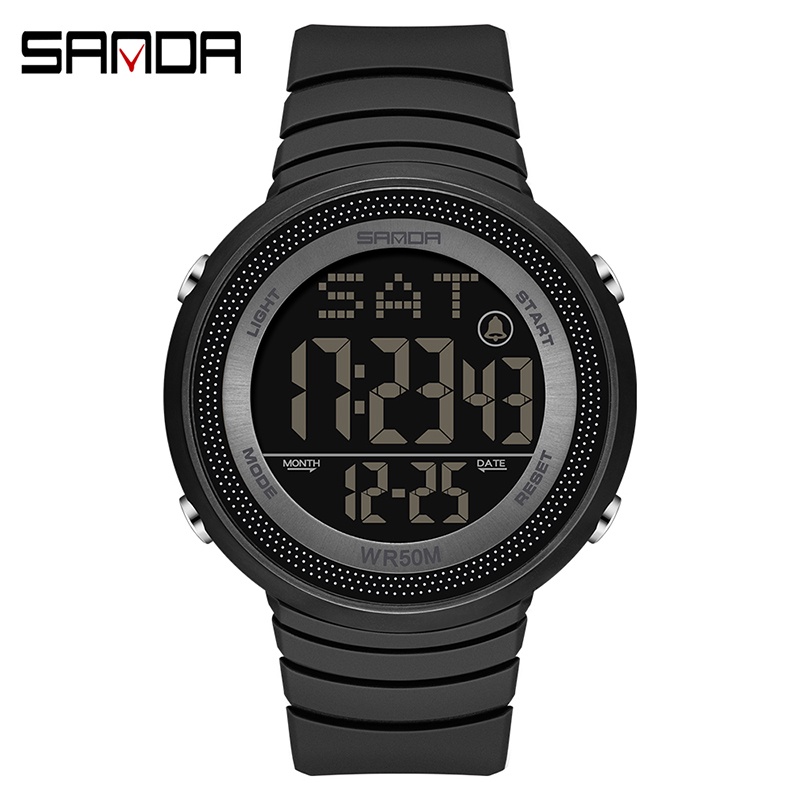 SANDA 6022 Jam Tangan Wanita Analog Sport Tali Rubber Anti Air WATCHKITE WKOS