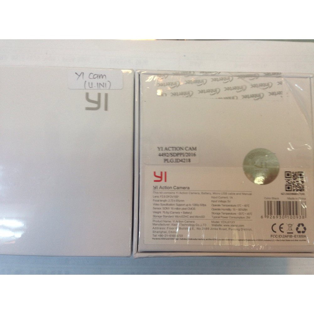 Promo Yi Cam Action Camera   Xiaomi Yi Internasional Version   16MP   Hitam   Berkualitas