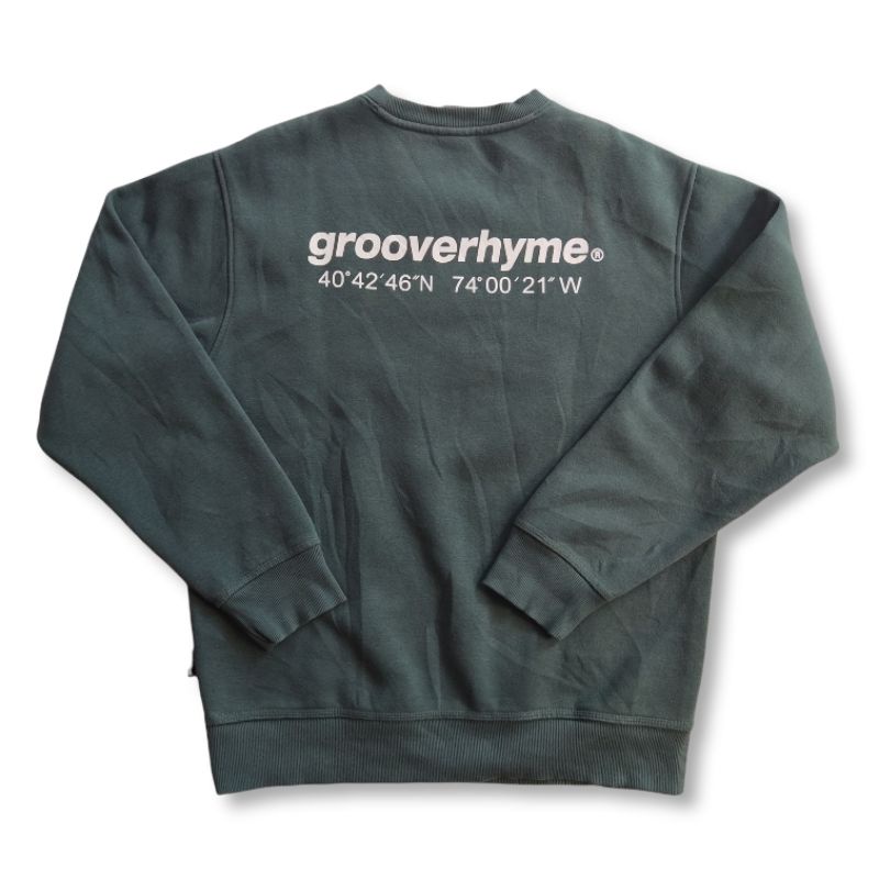 Crewneck Groove Rhyme Grooverhyme Second Original
