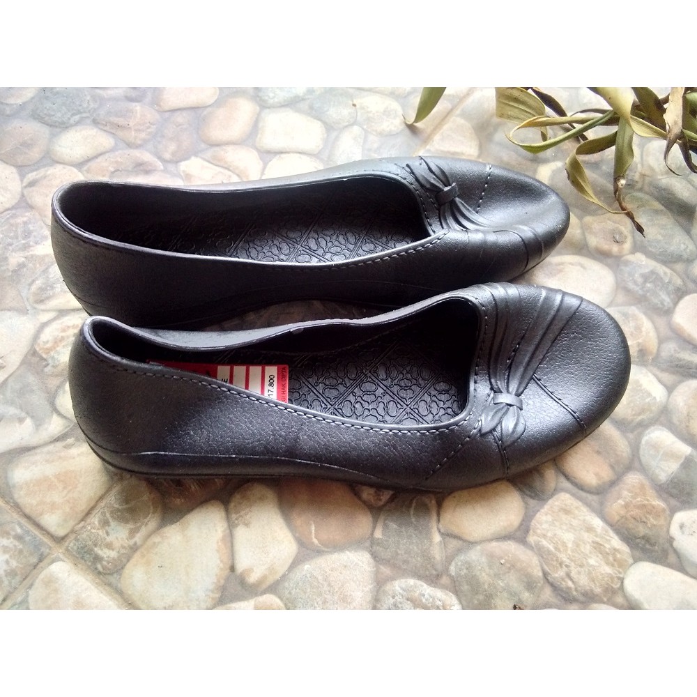 Sepatu karet pantofel wanita#sepatu karet wanita hitam#sepatu musim hujan