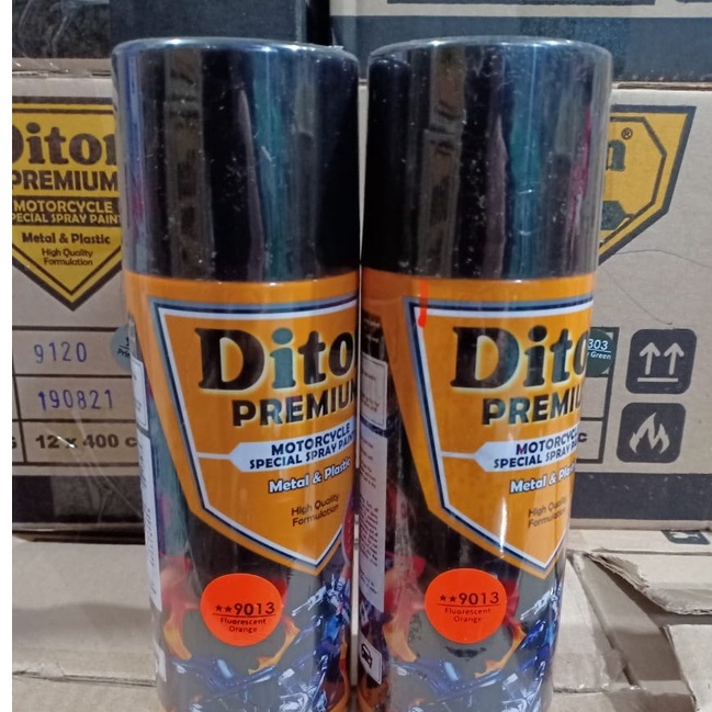 Pilok Pilox Cat Semprot DITON Premium F 9013** Fluorescent Orange Stabilo Orange (400cc)