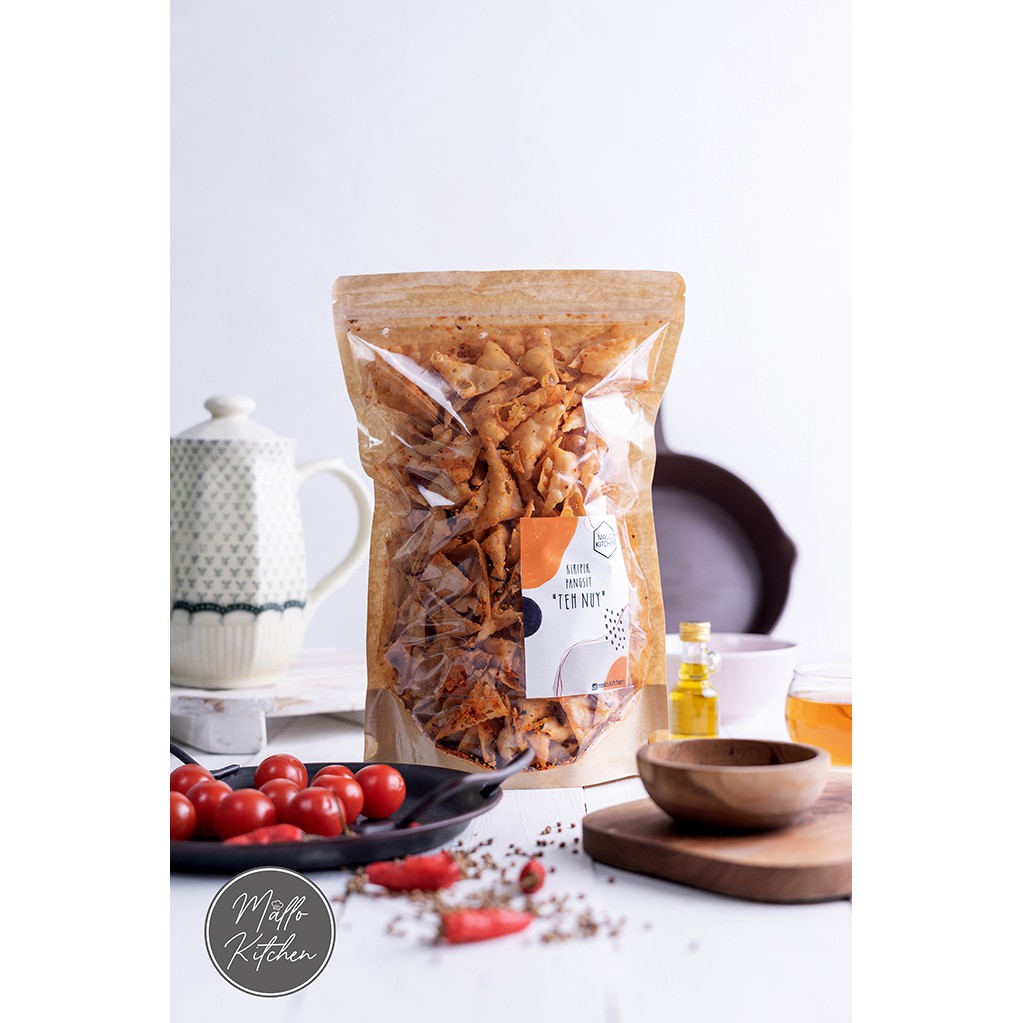 

Keripik Pangsit Pedas ukuran besar