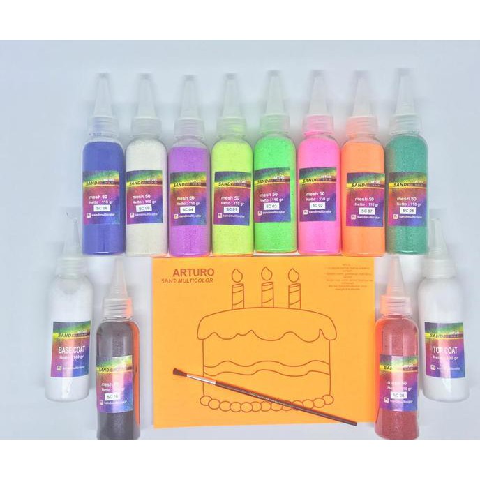 

BARANG BARU Pasir Warna untuk art nd craft, mixed media art, dan kerajinan...