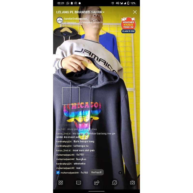 HOODIE CHICAGO BULLS RAINBOW