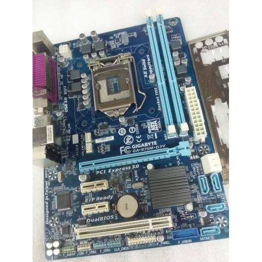 Mobo Mainboard Motherboard Intel B75 LGA 1155 Gigabyte