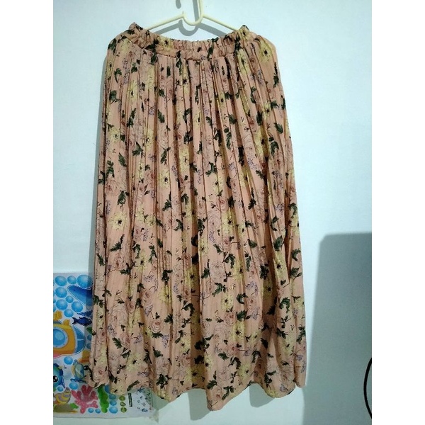 Rok pleats flower all size alln.knitwear