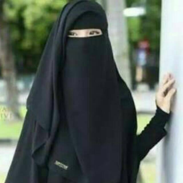 [HUSNA HIJAB] Niqab Yaman Long Bahan Wolfis / Yaman Long / Cadar Yaman / Yaman Panjang