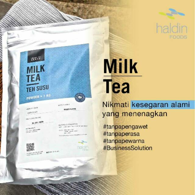 

MILK TEA BUBUK 1 KG HALDINFOODS [ASLI & MURAH]