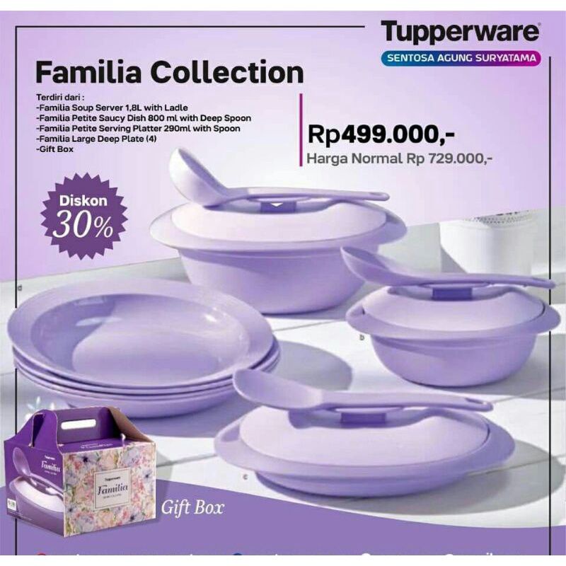 FAMILIA COLLECTION - TUPPERWARE