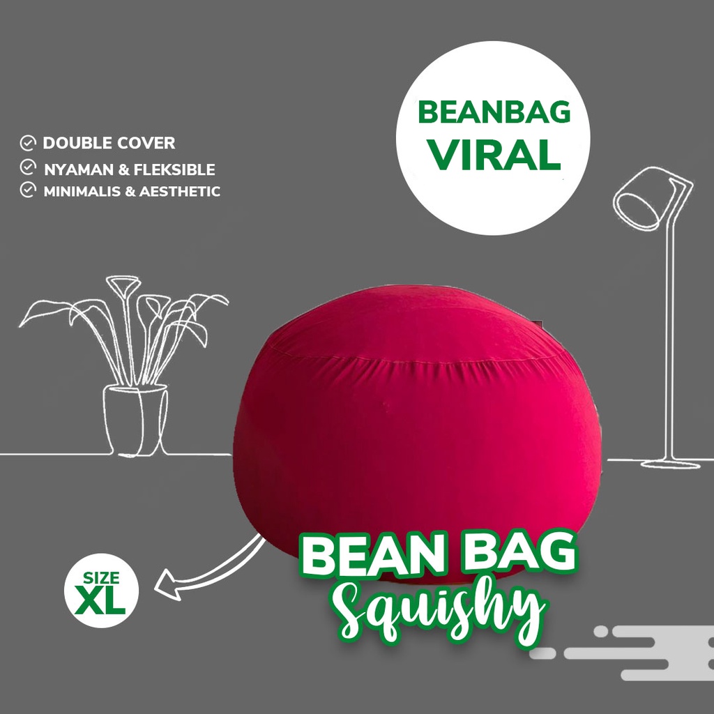 bean bag sofa squishy size xl