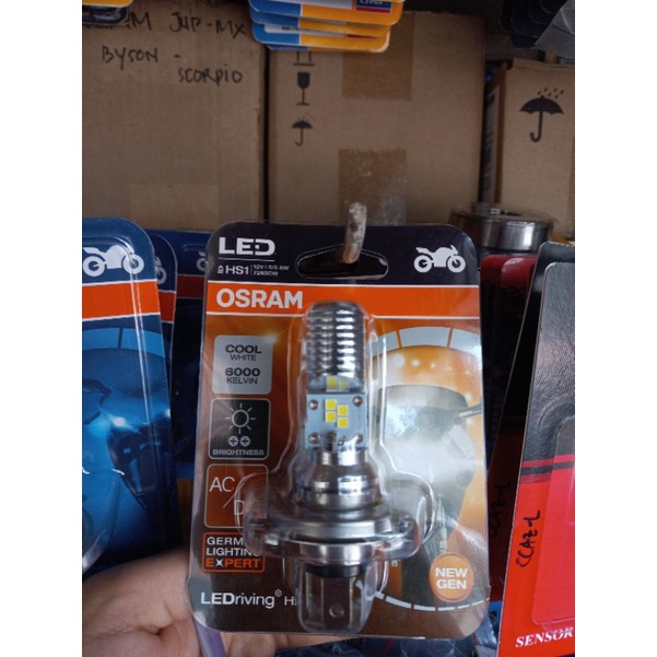 Bohlam Lampu LED Osram HS1 5/5.5W Vixion, R15, Byson, Verza (asli)