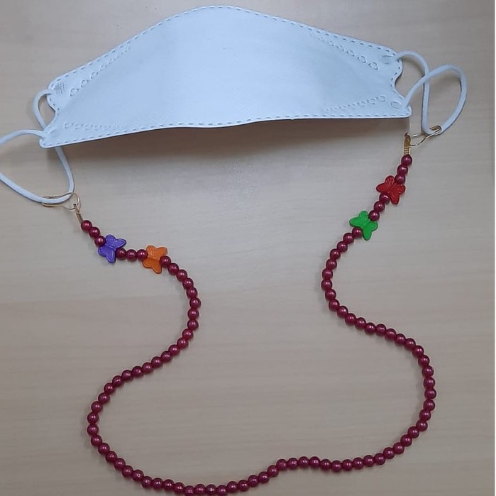TALI MASKER MUTIARA / GANTUNGAN MASKER / KALUNG MUTIARA