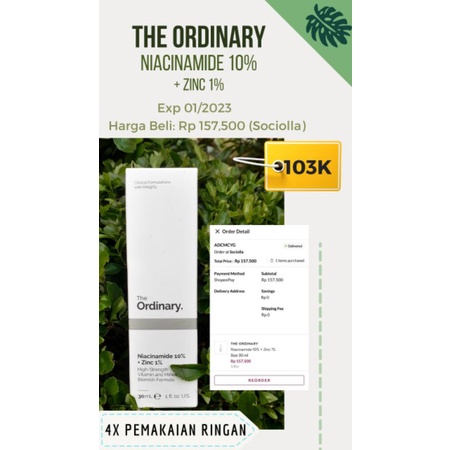 The Ordinary Niacinamide (Preloved)