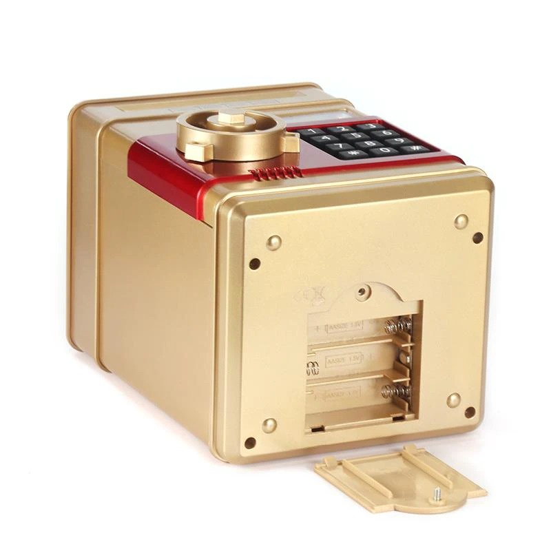 Celengan Anak Electronic Bank Safe Box Money Model Brankas - T-2211 - Golden