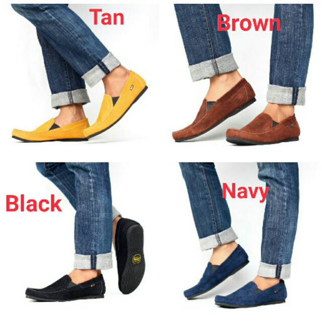 BERGARANSI TERMURAH ! SEPATU SANTAI KULIT SUEDE ASLI CEVANY JESTER ORIGINAL