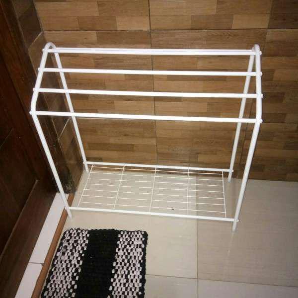 Zh Jemuran Handuk Stainless Murah /gantungan Handuk Berdiri Rak Handuk Kamar Mandi/jemuran Serbaguna