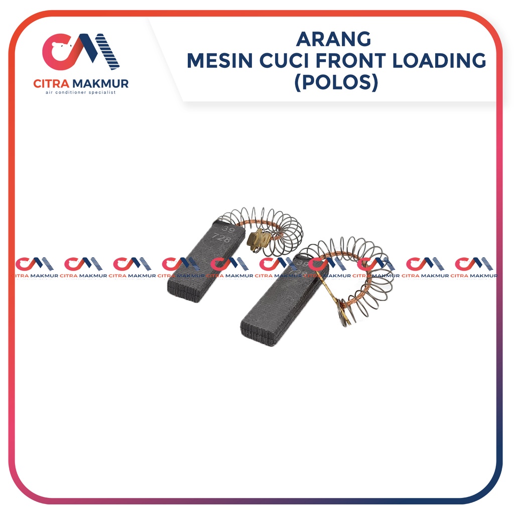 Arang Dinamo Motor Mesin Cuci Depan Front Load loading Karbon Brush