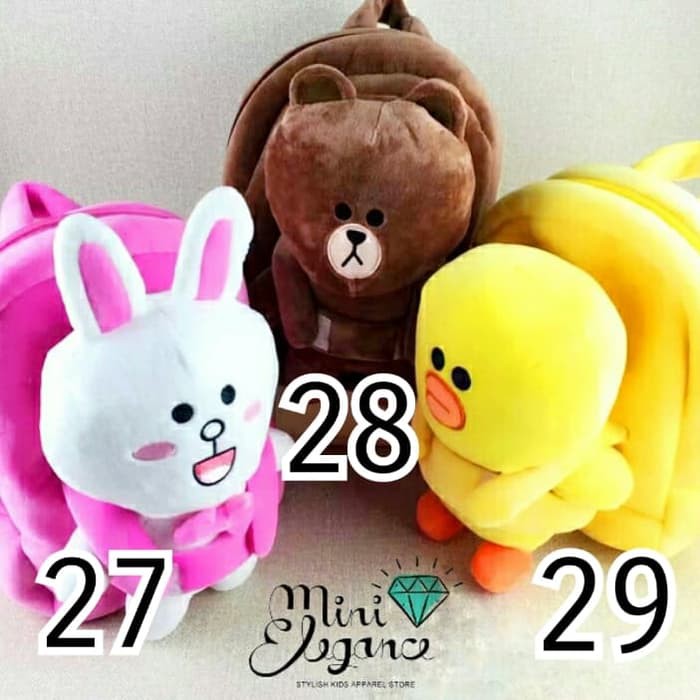 TERMURAH Tas ransel boneka karakter anak - kids backpack / tas bayi |Tas anak perempuan & Laki-laki