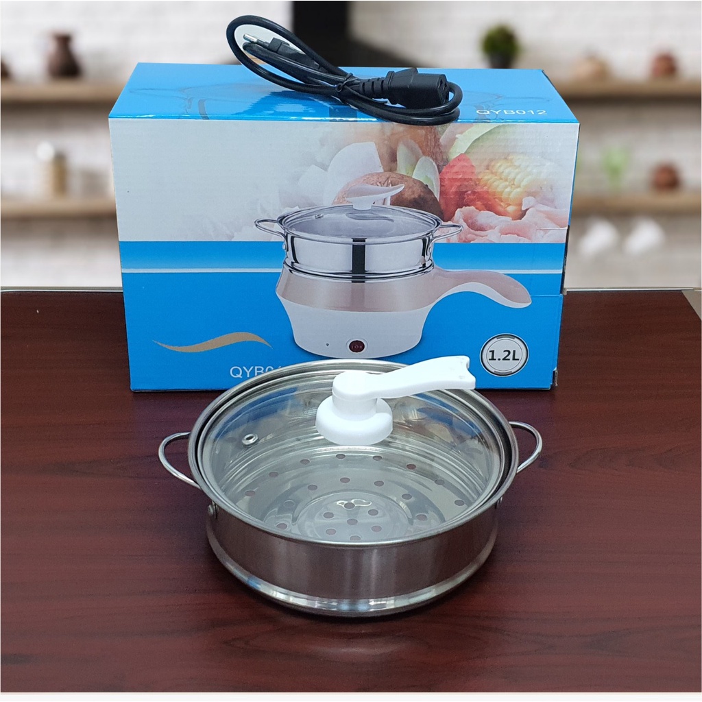 BEST SELLER FRY PAN PANCI LISTRIK Stainless Multifungsi Panci Listrik Portable Termurah dan awet mudah din bawa kemana-mana Termurah