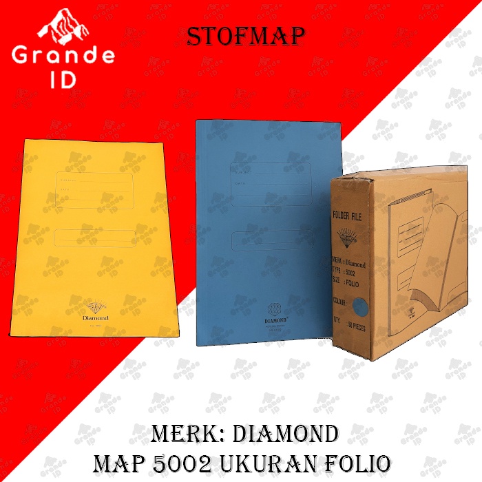 

MAP DIAMOND 5002 UKURAN FOLIO MAP NO ACCO