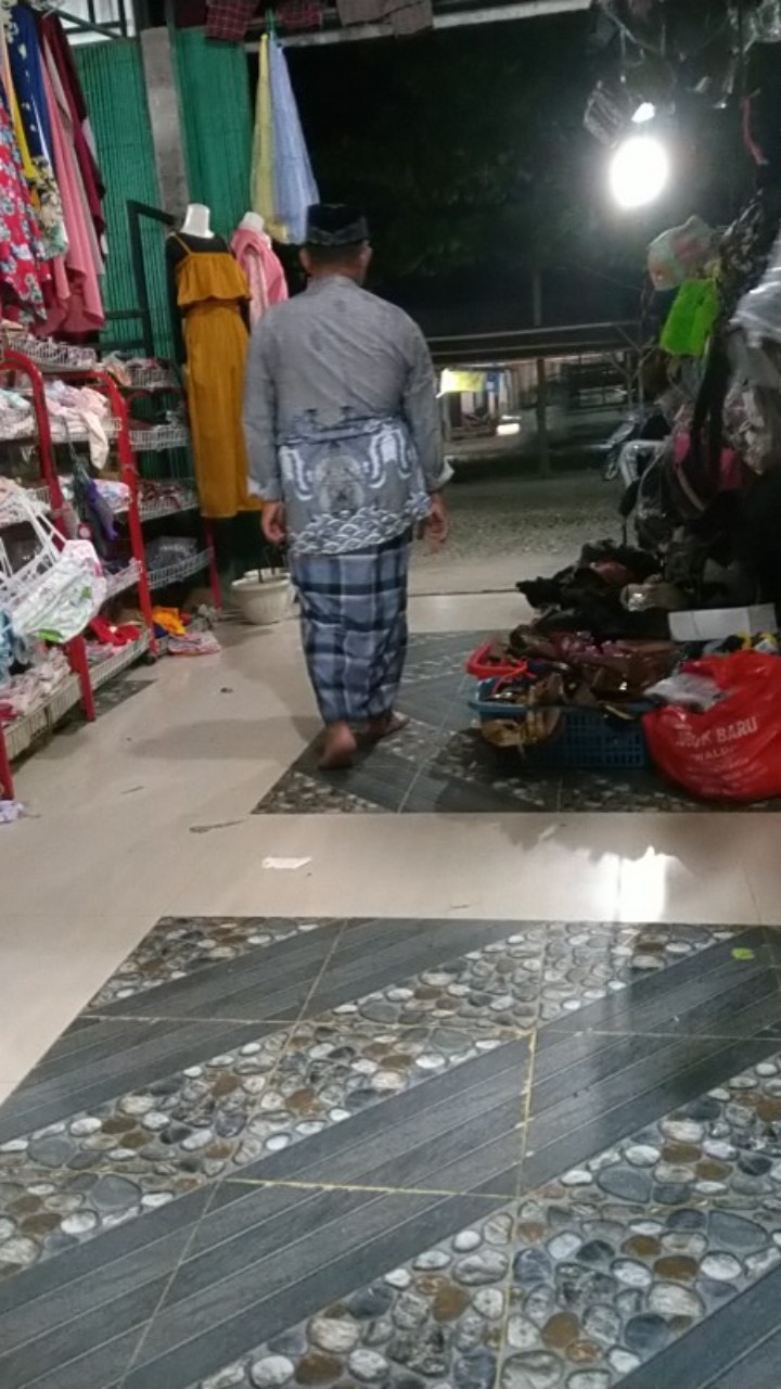 M231 Kemeja Pria Batik Panjang Hitam 1681