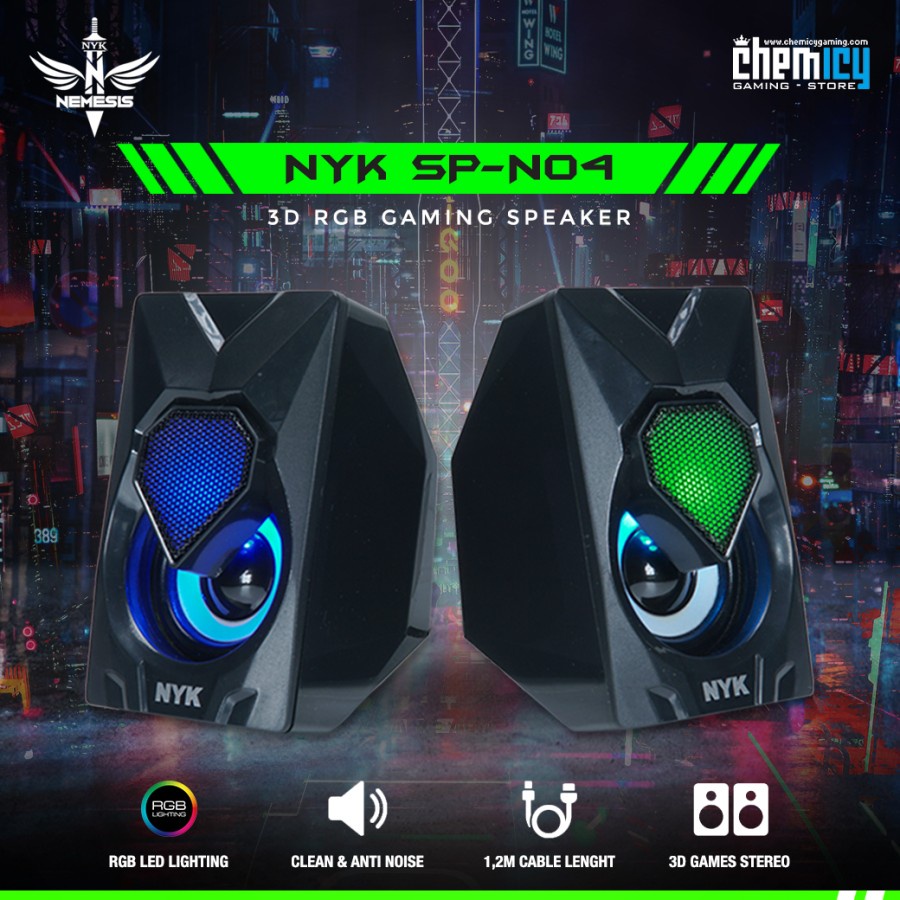 NYK SP-N04 3D Sound RGB Gaming Speaker