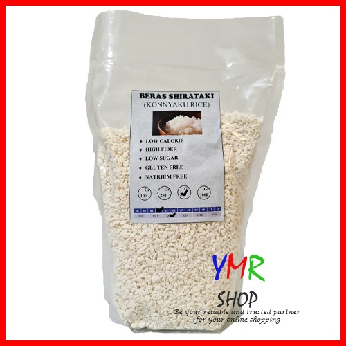 Jual Beras Shirataki 500Gr Sirataki Shiratake Konnyaku Konyaku Nasi ...