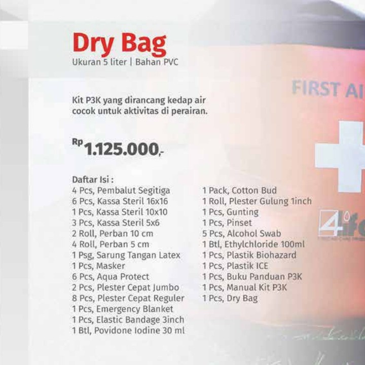 DRY BAG / TAS 4LIFE P3K MURAH